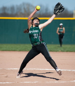 Sierra Gonzales is the Dragon's top pitcher. 