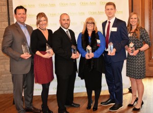 The Orion Area Chamber of Commerce honored Drew Ciora, Patti Charette, Brian Birney, Pam Omilian, Alex Chudzinski and Dana Mosure-Judge at its annual Impact Awards ceremony on Dec. 1. 