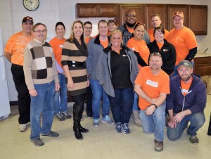 NOTA employees joined the Home Depot team for a luncheon to thank them for renovating NOTA’s break room last Thursday.  The project was part of a $4,000 Home Depot foundation grant. Photo by  Jim Newell