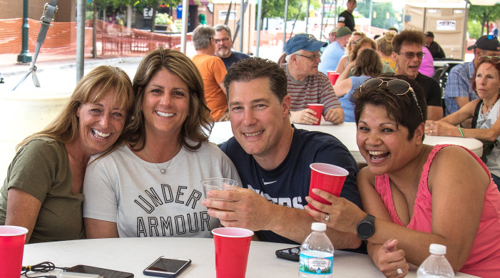 Imbibing for a cause: Party in the  streets with clergy, cops & beer