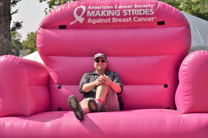LO’s Matt Pfeiffer is ‘Making Strides’ against breast cancer one pink day at a time