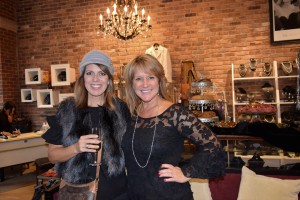 Deena Centofanti (left) and Marcella Costin enjoying the VIP party at Simply Marcella's on Broadway Street.