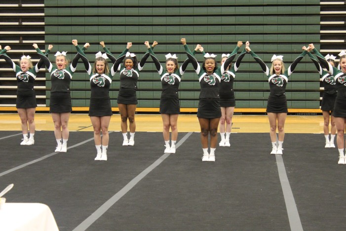 Lady Dragons Competitive Cheer Squad takes 2nd place in District Competition