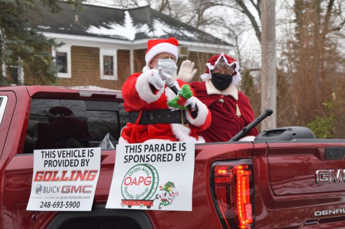 OAPG modifies a holiday tradition with a parade around the village, twp.