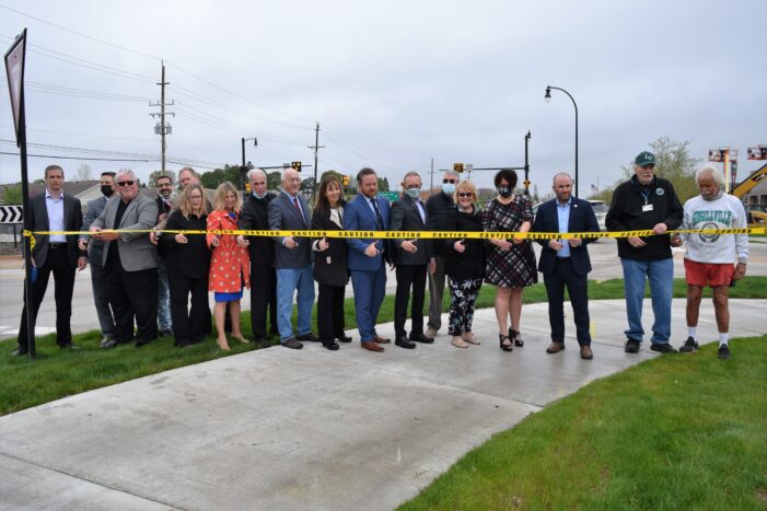 Local, county leaders officially open Baldwin Road project with ceremony on Tuesday