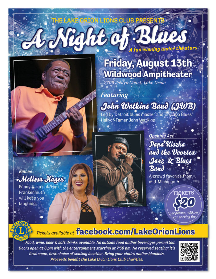 ‘A Night of Blues’ concert benefits the Lions Club’s programs