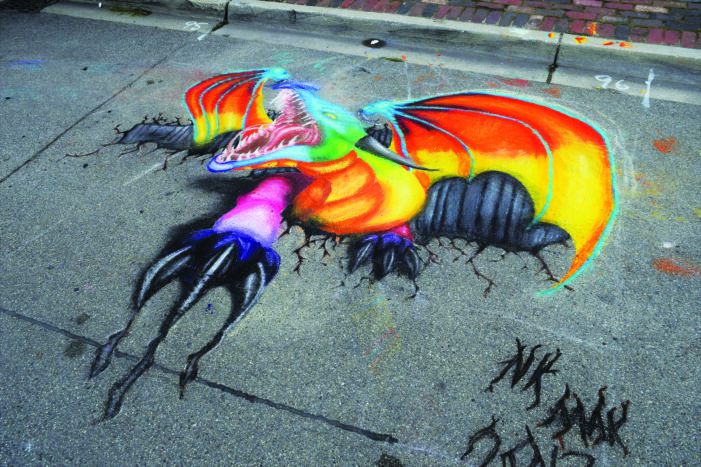 Dragon on the Lake chalk art competition registration now open