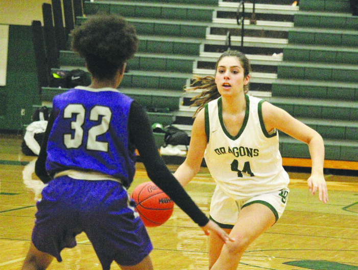 Dragon girls basketball team starts the new year off with two wins