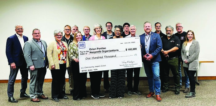 Blessings in a Backpack-Lake Orion receives Community Impact Award grant from GM