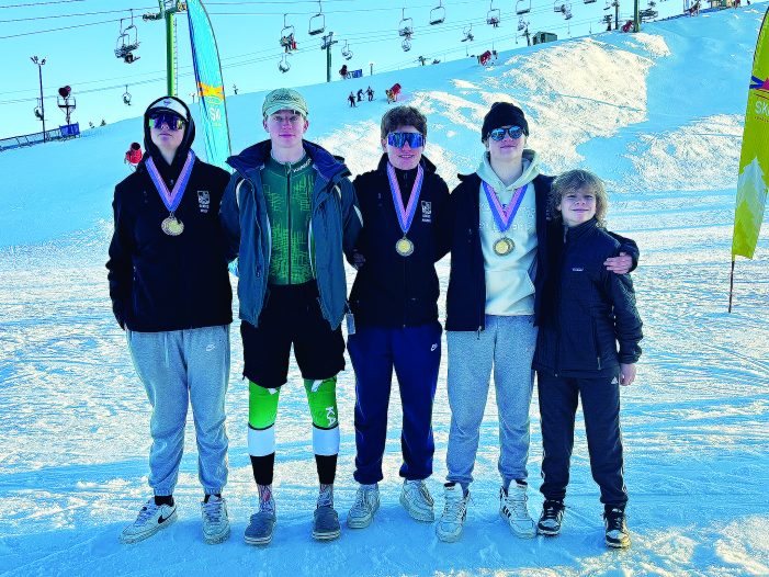 LOHS ski team takes 1st place at division meet