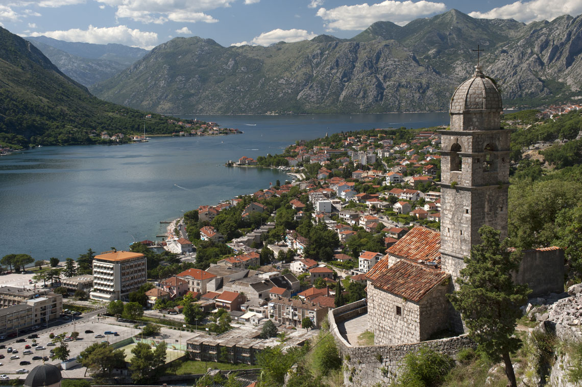 “Crkva Gospa od Zdravlja” church, Kotor bay, Montenegro.