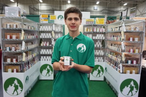 Spencer Kelly, 15, founder and owner of The Expedition Soap Co., is cleaning up selling his handcrafted, all-natural bars of soap, which comes in 65 different varieties. He’s a part-time student with the Oxford Virtual Academy.