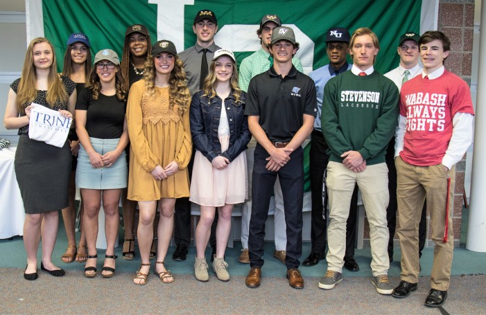 13 LOHS students sign to play college sports
