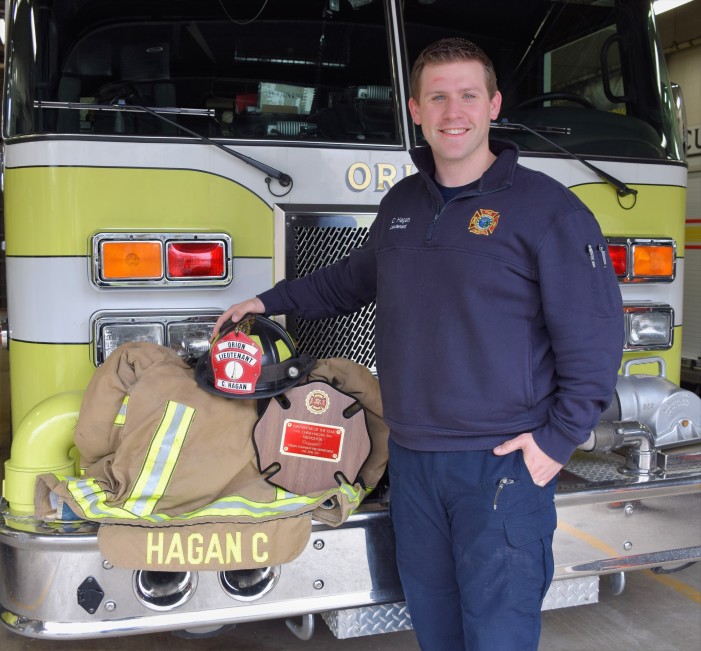 Orion native honored as ‘Firefighter of the Year’ by peers, VFW