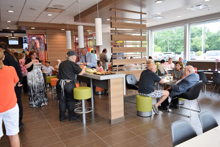 McDonald’s reopens with fanfare from community during VIP evening