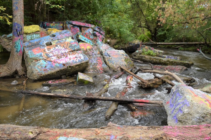 ‘The Rocks’ removed from Paint Creek