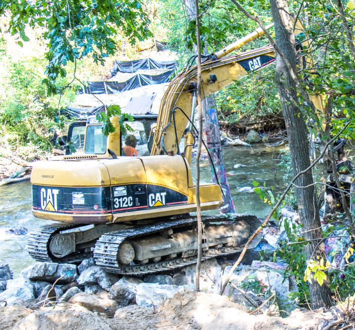 Residents respond vehemently to the removal of ‘The Rocks’ from Paint Creek