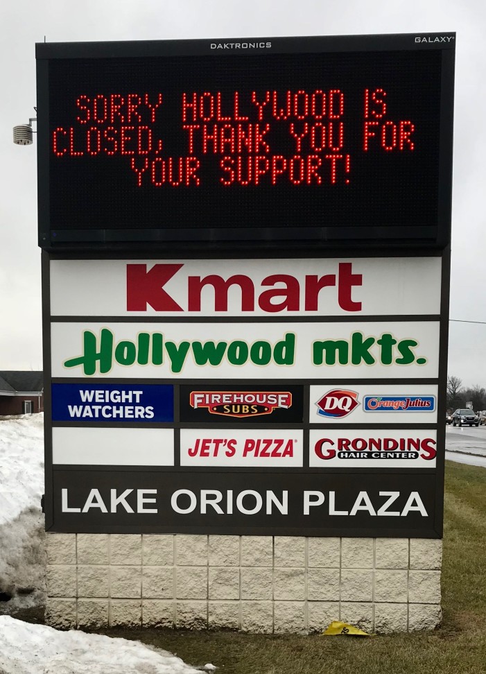Hollywood mkts. in Orion Township closes amidst angst from community