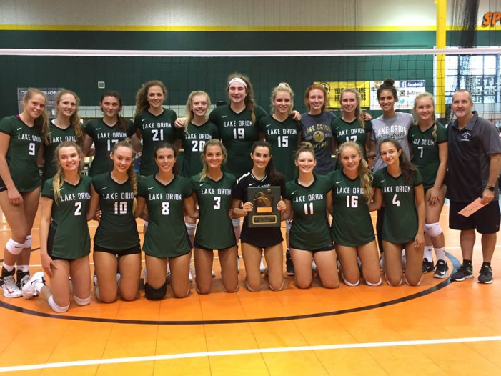 Lake Orion volleyball defeats Northville to take tournament title in season opener