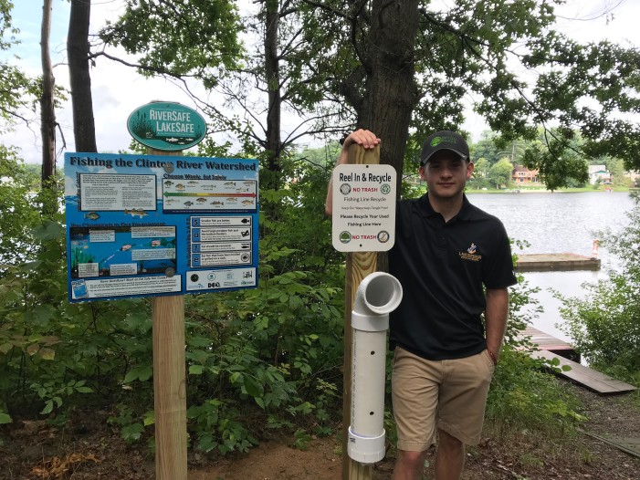 Going fishing? Lake Orion’s DePauw wants fishing enthusiasts to recycle their lines, please