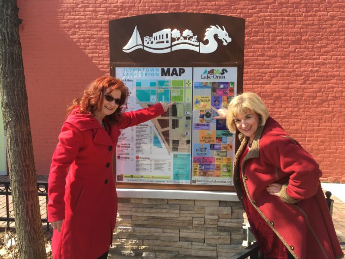 New map signs installed in downtown Lake Orion