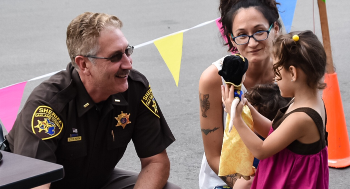 Sheriff’s Deputies celebrate National Night Out in Orion Twp.