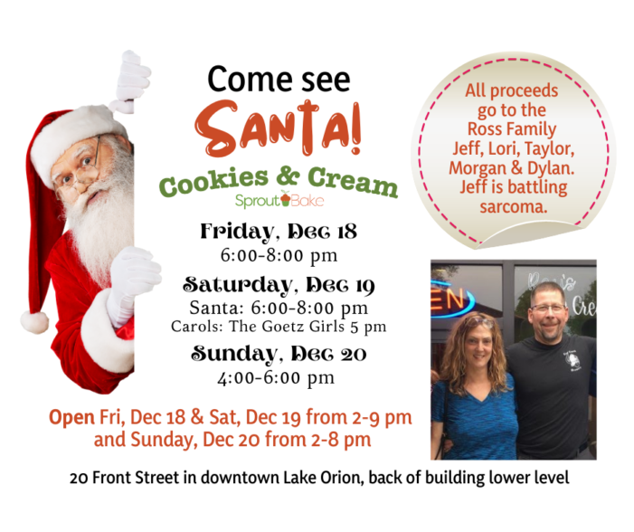Cookies & Cream to hold fundraising event Dec. 18-20
