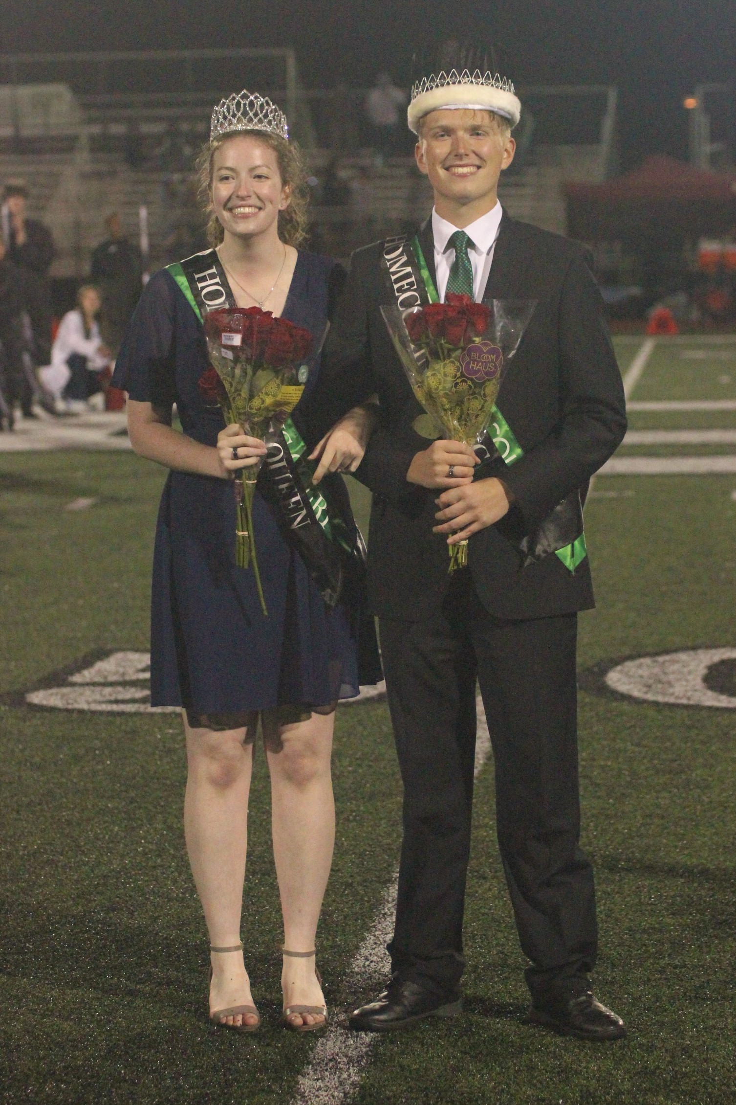 Homecoming king and queen