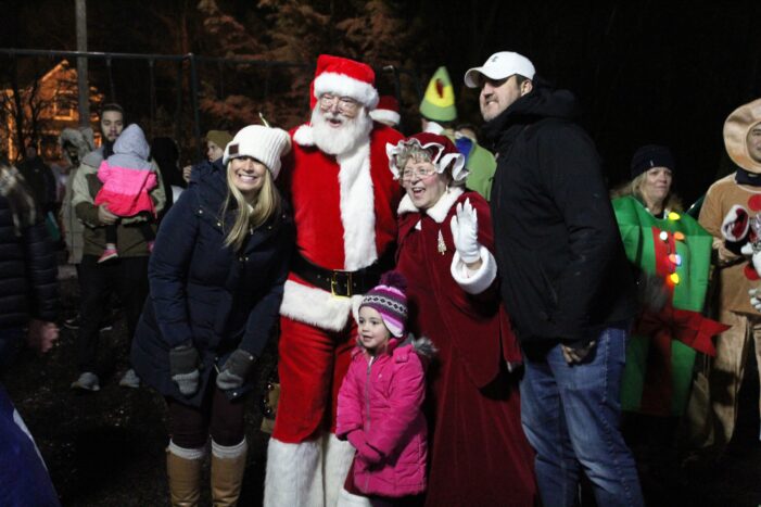 The holiday spirit was alive at Sing and Stroll in downtown Lake Orion