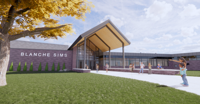 GMB Architects present LOCS bond plans for new Blanche Sims Elementary