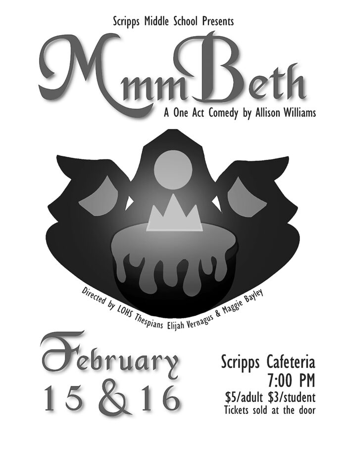 Scripps Middle School thespians to perform comedic spoof,  MmmBeth