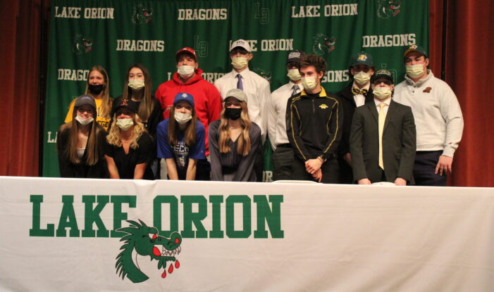 LOHS athletes sign college letters of intent