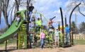 Volunteers build new playscape in Green’s Park