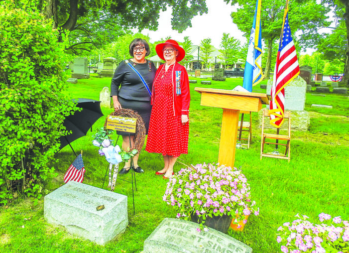 Daughters of the American Revolution honor Blanche Sims at gravesite ceremony