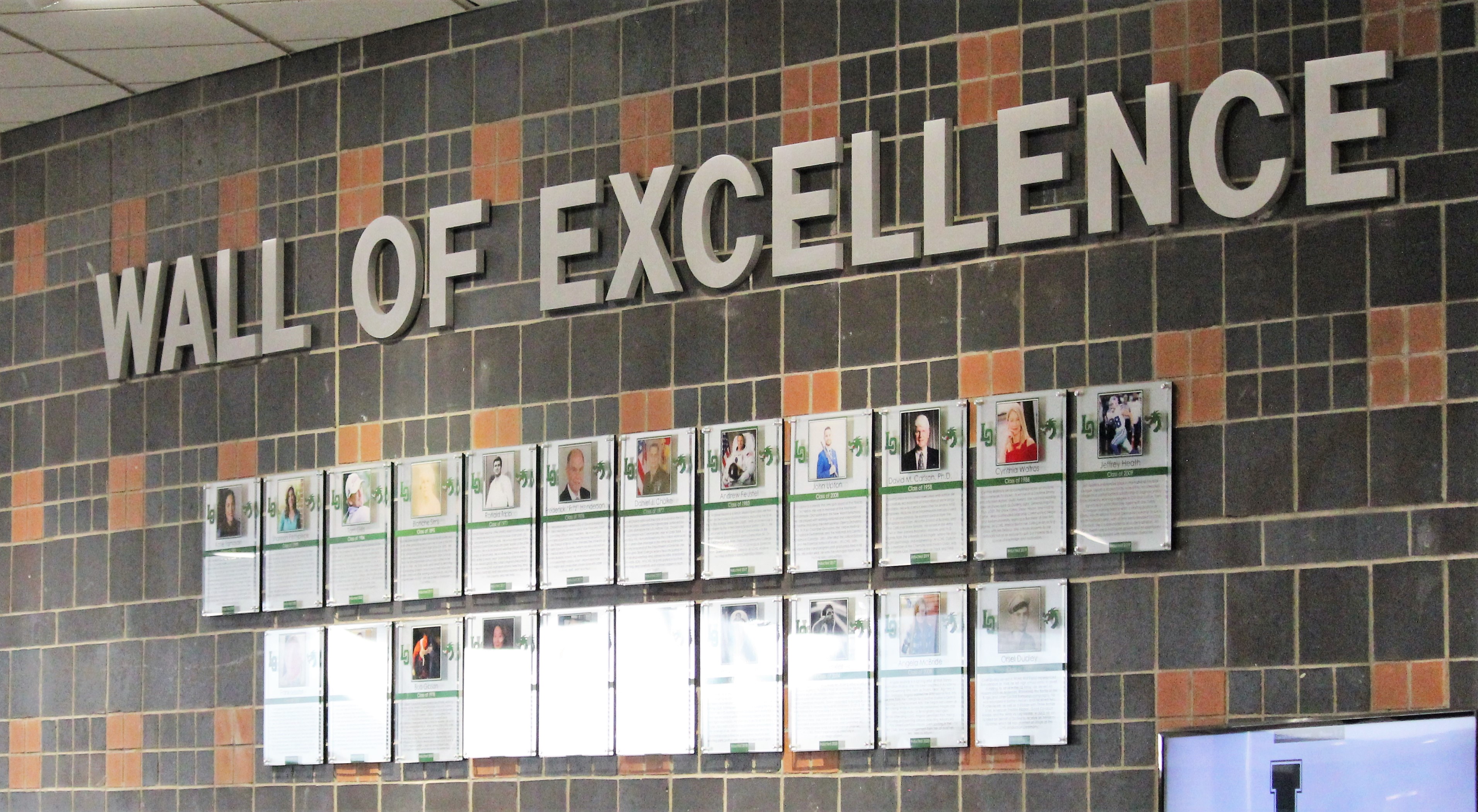 wall of excellence