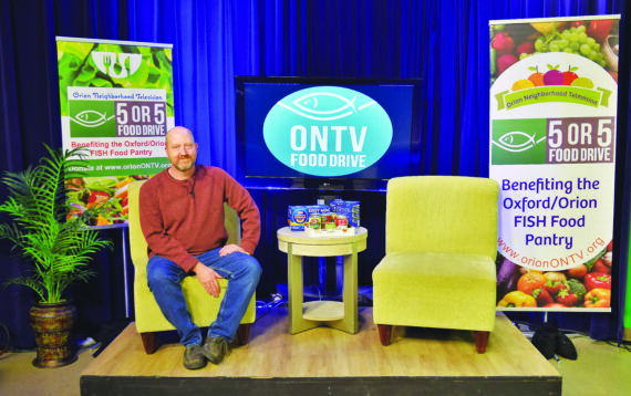 ONTV Virtual Food Drive to raise funds, donations for Oxford/Orion FISH Food Pantry