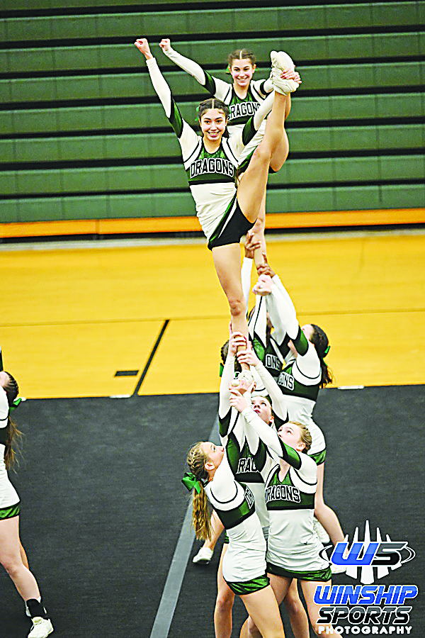 Lake Orion competitive cheer takes second in district competition, moves on to regionals