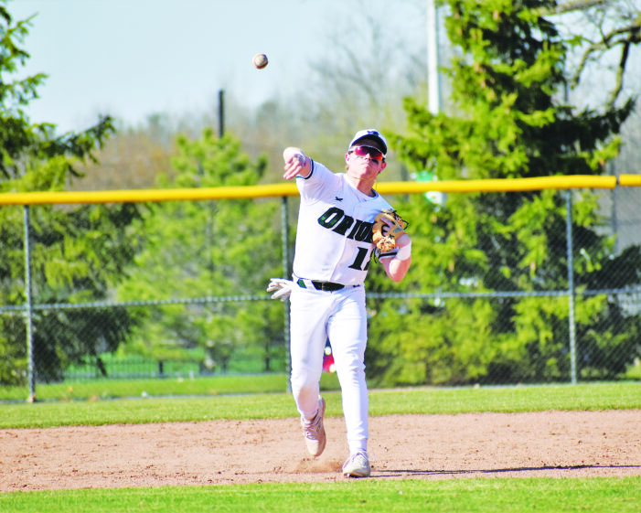 Lake Orion baseball struggles against Adams, splits series with Cranbrook