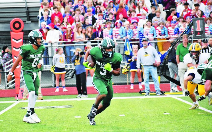 Dragons down the Lakers in dramatic gridiron game