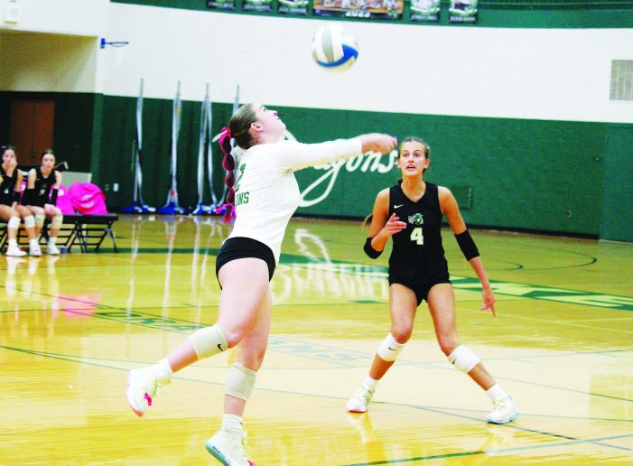 Dragon volleyball starts OAA Red competition, 1-1