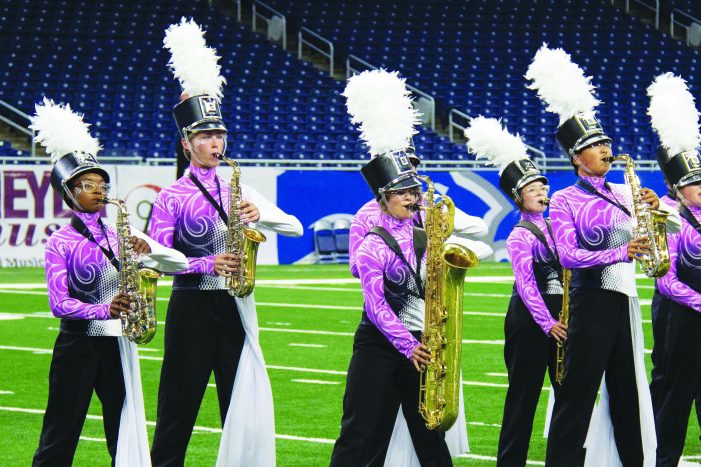 LOHS marching band finishes fourth at state finals