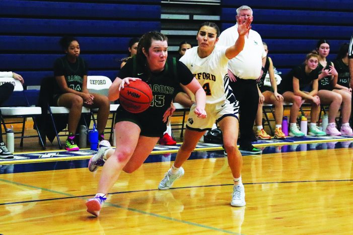 Lady Dragons defeat Oxford, 46-41, on Thursday