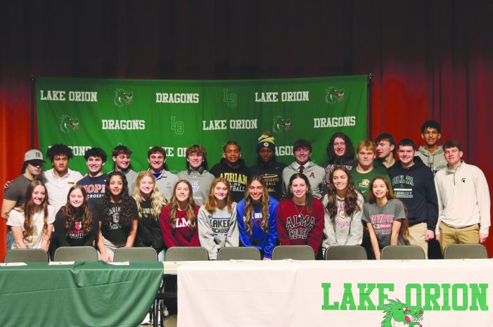 Twenty-five LOHS seniors sign letters of intent to play college sports